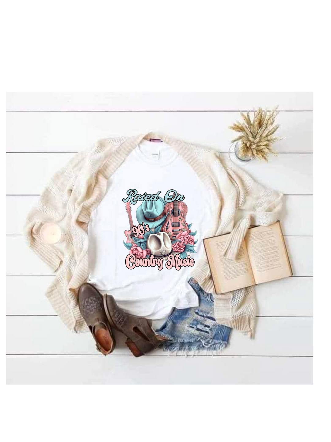 Raised On 90’S Country Tee Shirt