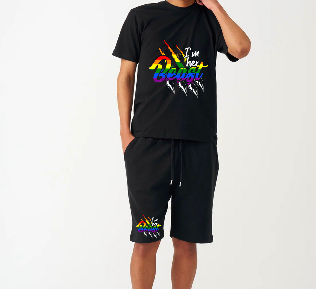 I’m her Beast Pride Shorts Set