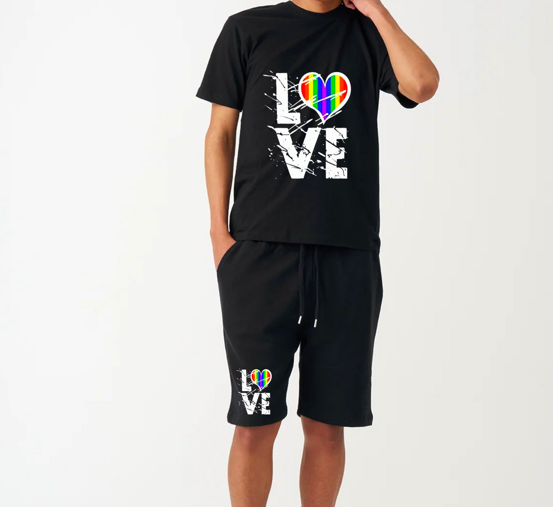 Pride Love Shorts Set