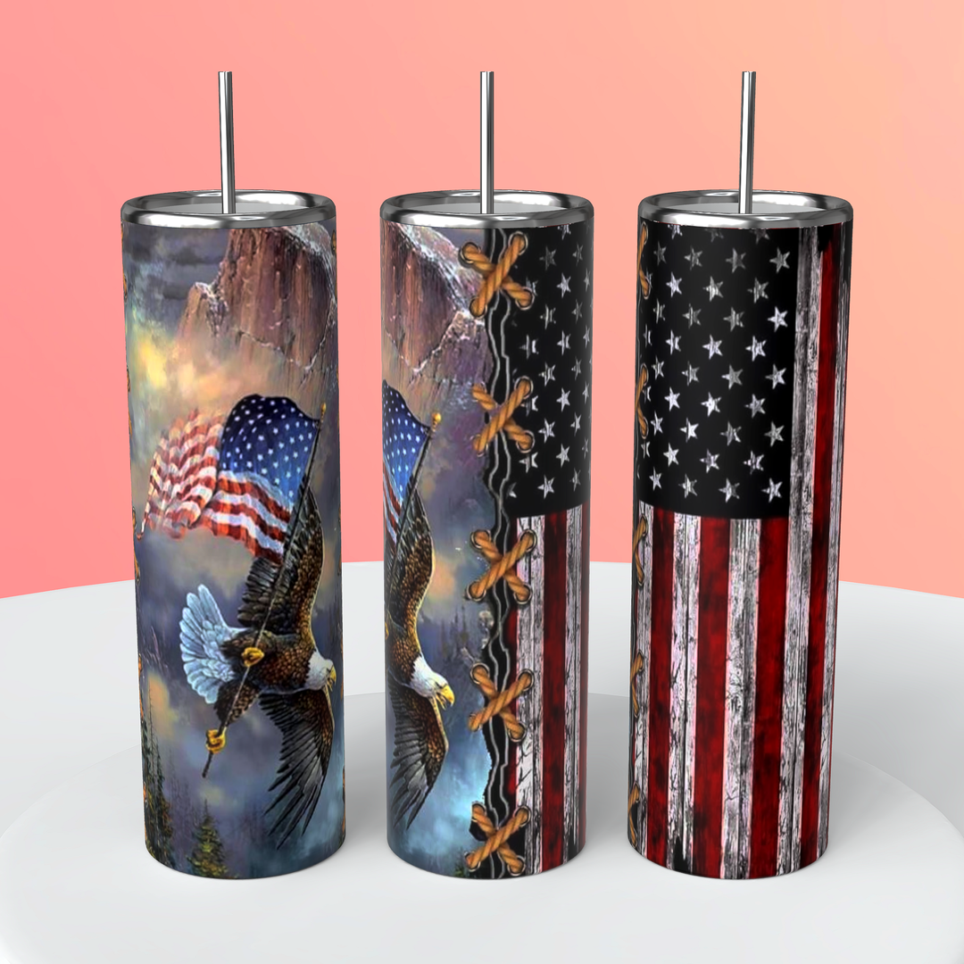 Eagle Flag Tumbler
