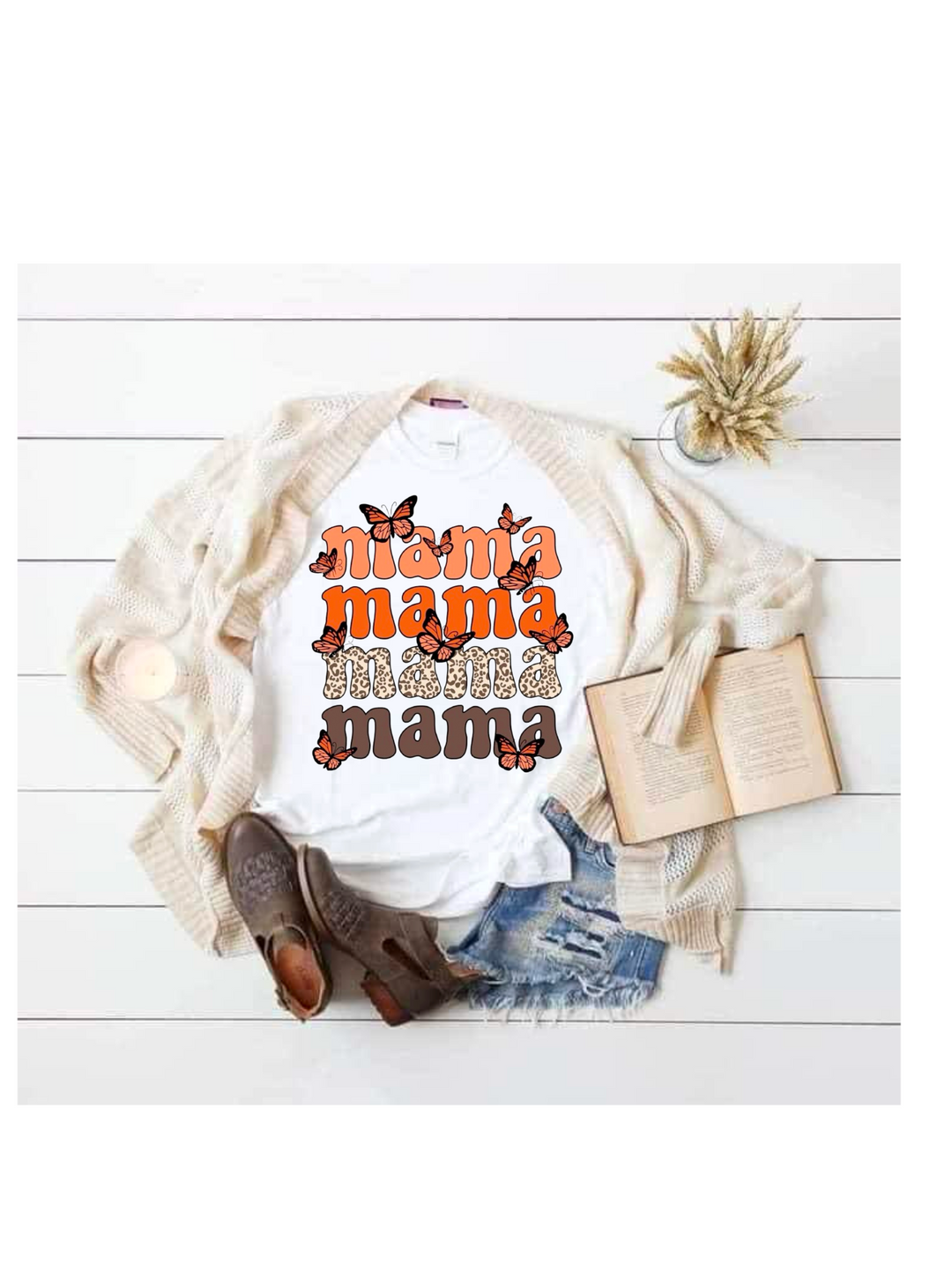Butterfly Mama Tee Shirt