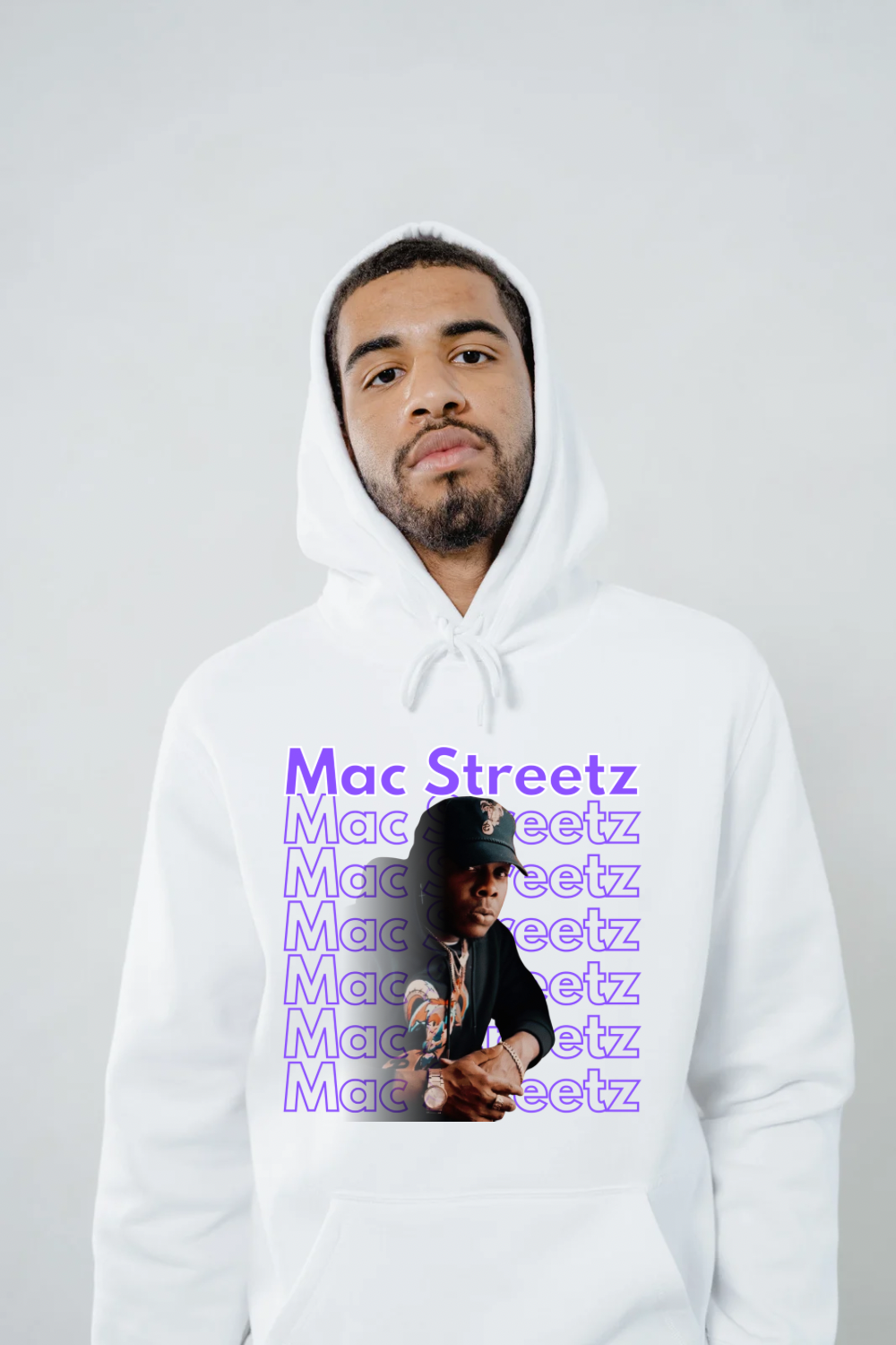 Mac Streetz In Purple Hoodie