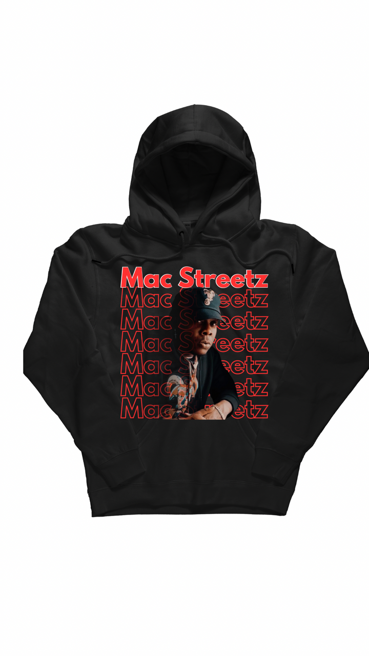 Mac Streetz in Red Hoodie