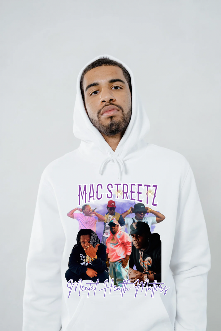 Mac Streetz Mental Health Hoodie Light Purple