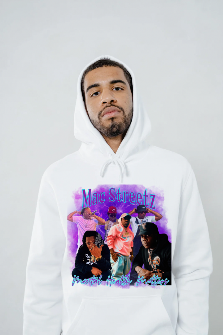 Mac Streetz Mental Health Matters Hoodie Purple