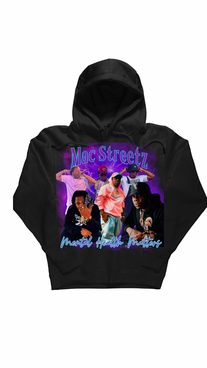 Mac Streetz Mental Health Matters Hoodie Purple