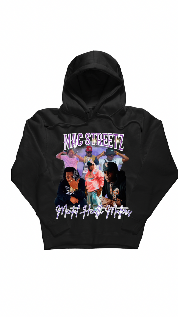 Mac Streetz Mental Health Hoodie Light Purple