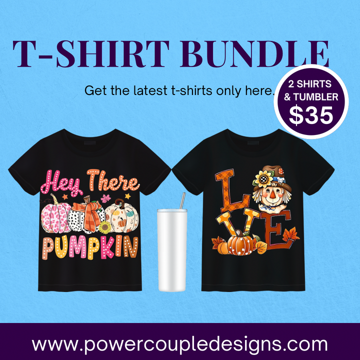 2 Shirt 1 Tumbler Bundle
