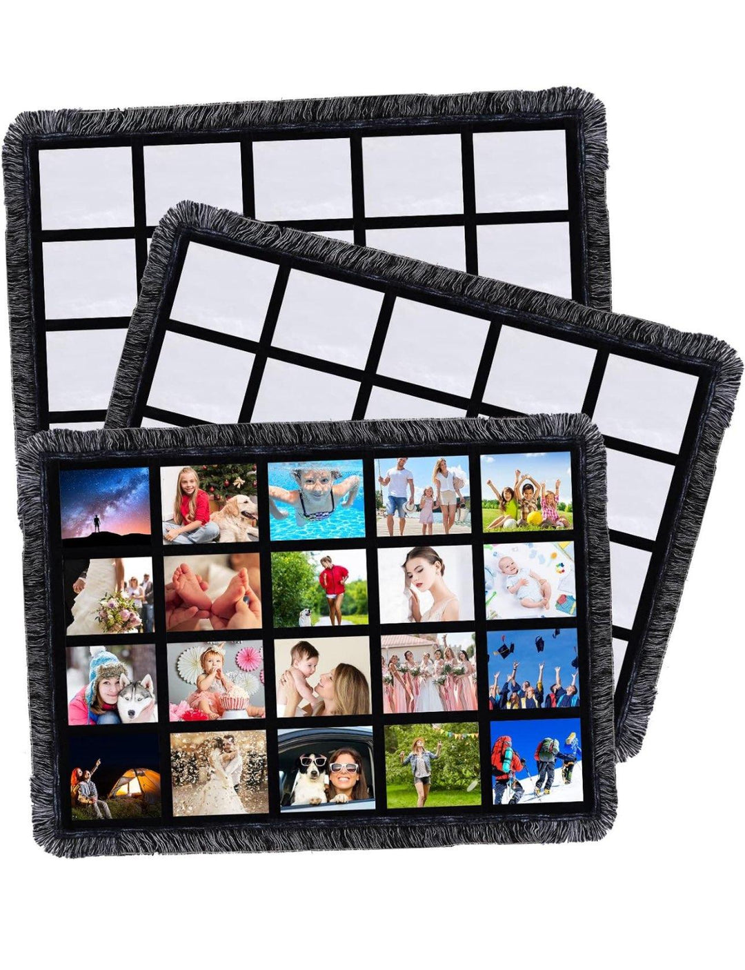 Custom 20 picture Sublimation blanket